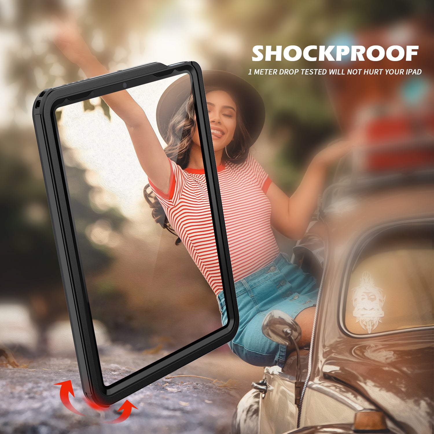 Apple iPad Air 4 Case Waterproof Visible Grace Full Protection