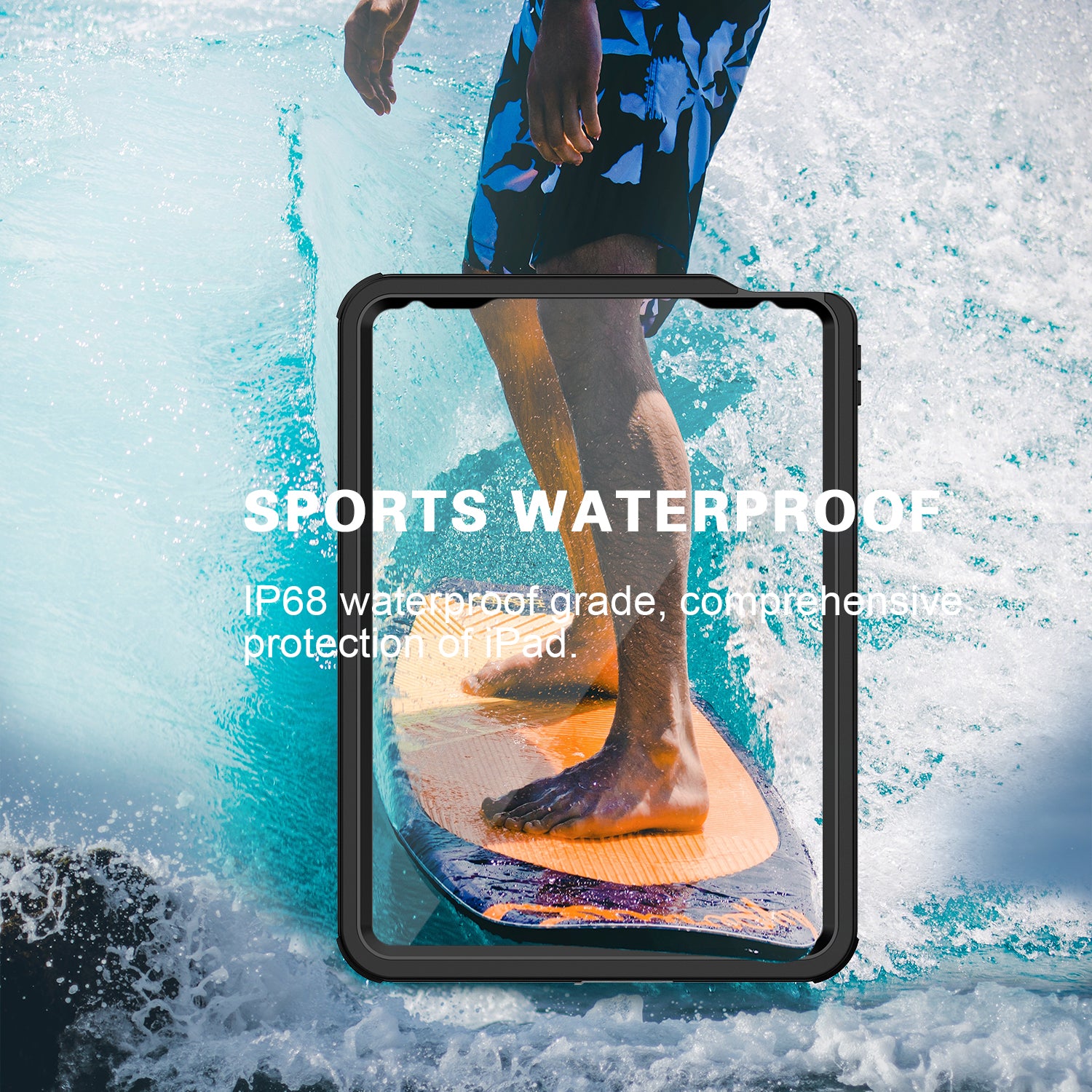 Apple iPad Air 4 Case Waterproof Visible Grace Full Protection