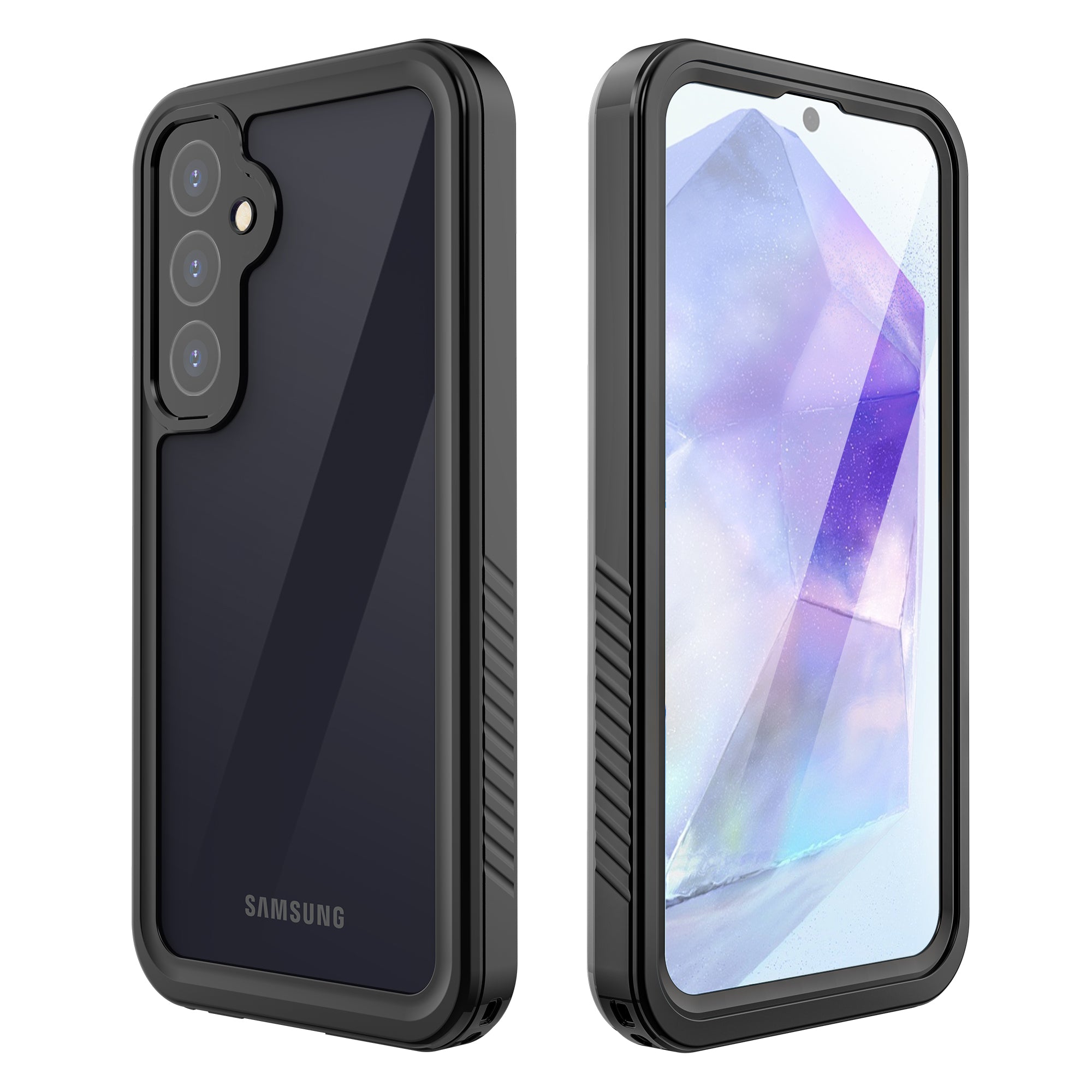 Samsung Galaxy A55 Case Waterproof Twill Crystal Full Protection