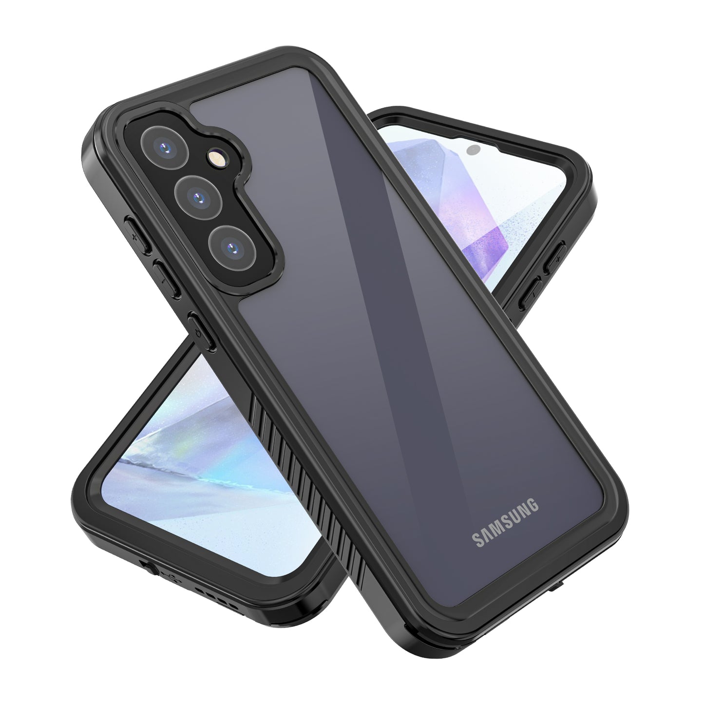 Samsung Galaxy A55 Case Waterproof Twill Crystal Full Protection
