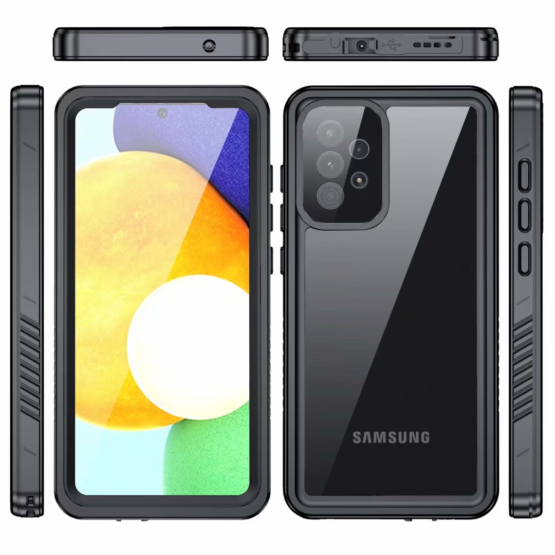 Samsung Galaxy A72 Case Waterproof Twill Crystal Full Protection