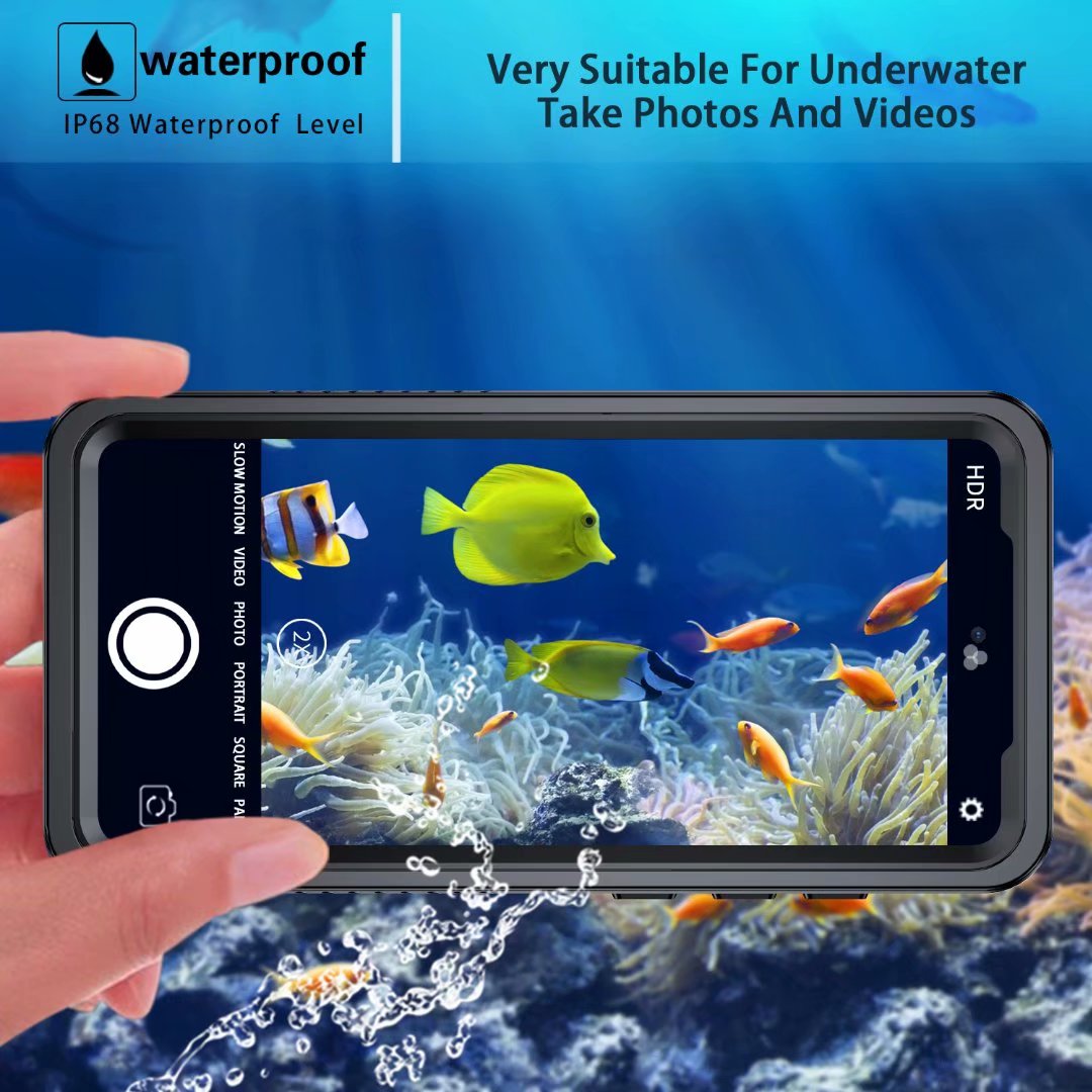 Samsung Galaxy A72 Case Waterproof Twill Crystal Full Protection
