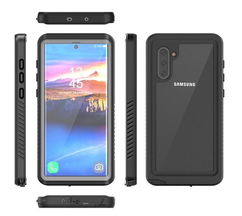 Samsung Galaxy Note10 Case Waterproof Twill Crystal Full Protection