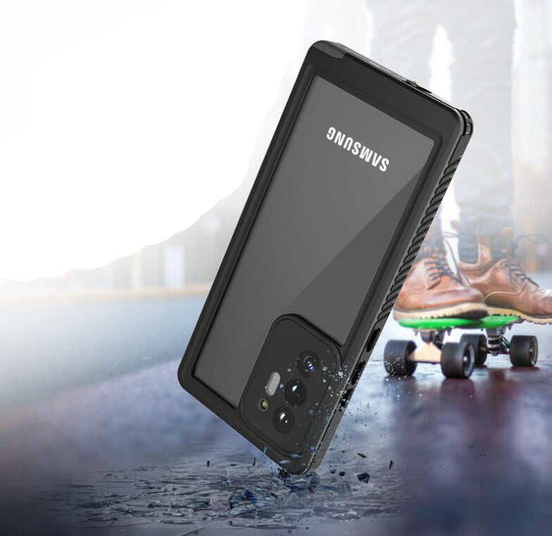 Samsung Galaxy Note20 Ultra Case Waterproof Twill Crystal Full Protection