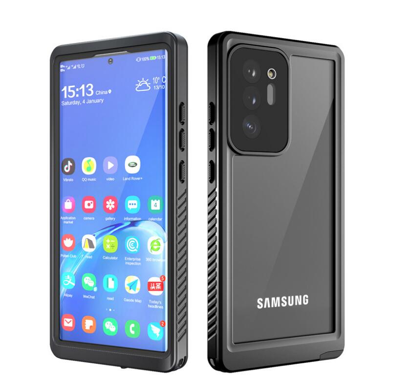 Samsung Galaxy Note20 Ultra Case Waterproof Twill Crystal Full Protection