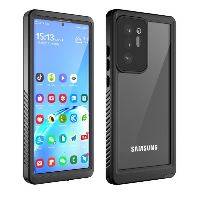 Samsung Galaxy Note20 Ultra Case Waterproof Twill Crystal Full Protection