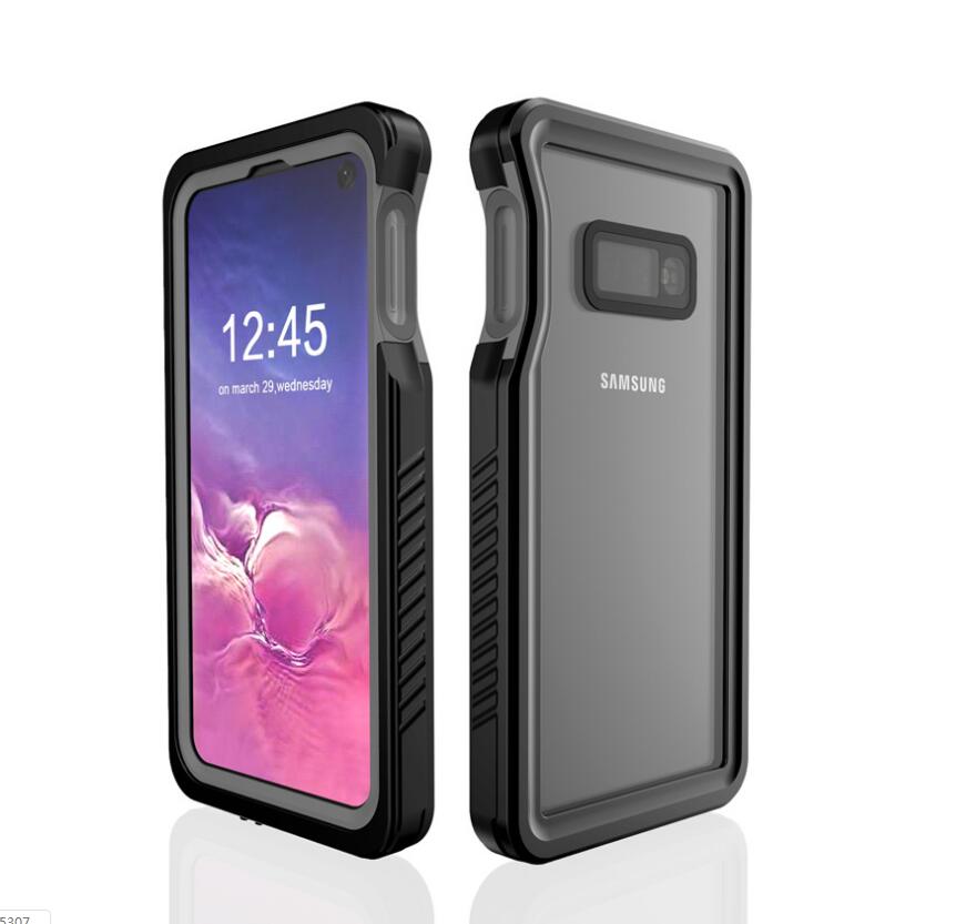 Samsung Galaxy S10e Case Waterproof Twill Crystal Full Protection