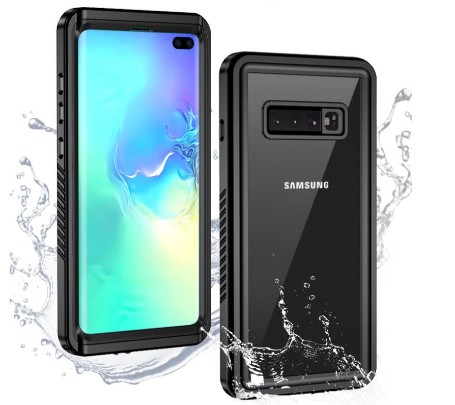 Samsung Galaxy S10 Plus Case Waterproof Twill Crystal Full Protection