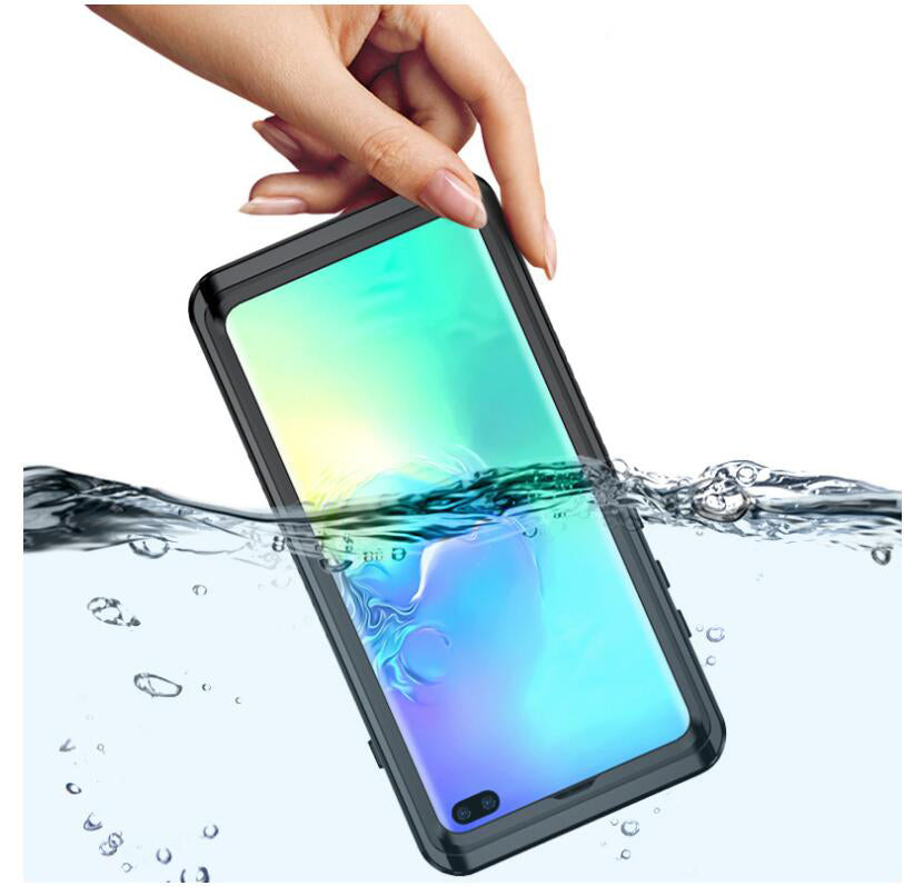 Samsung Galaxy S10 Plus Case Waterproof Twill Crystal Full Protection