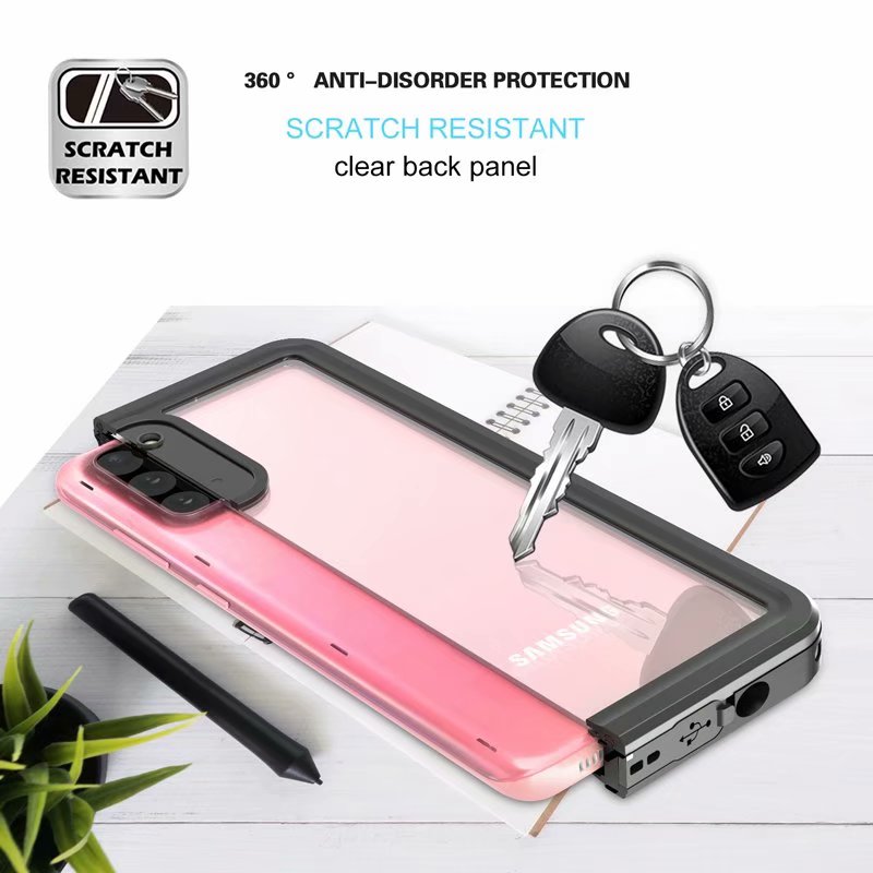 Samsung Galaxy S20 Case Waterproof Twill Crystal Full Protection