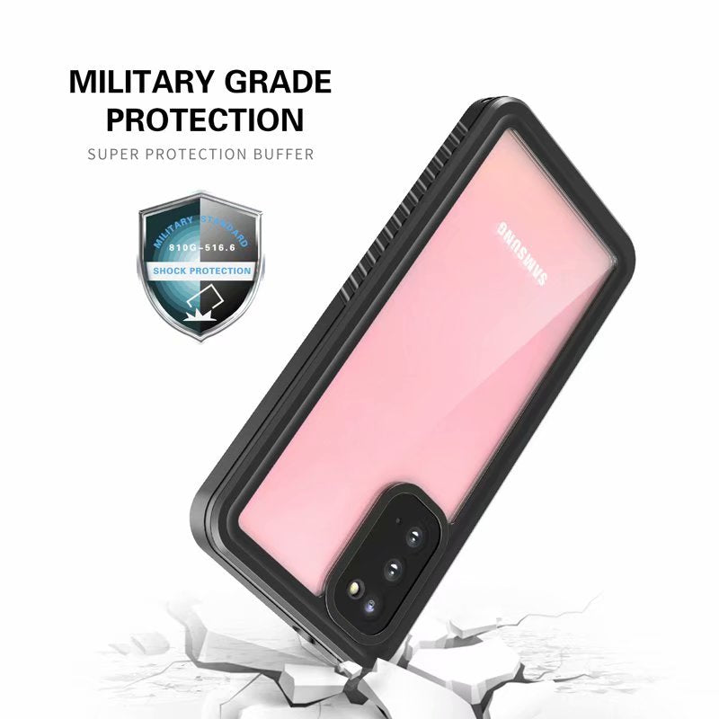 Samsung Galaxy S20 Case Waterproof Twill Crystal Full Protection