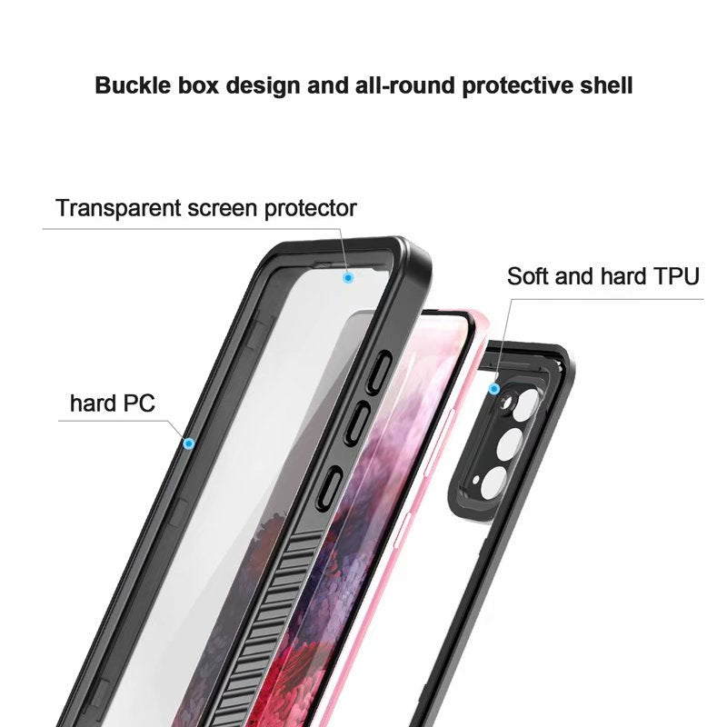 Samsung Galaxy S20 Case Waterproof Twill Crystal Full Protection