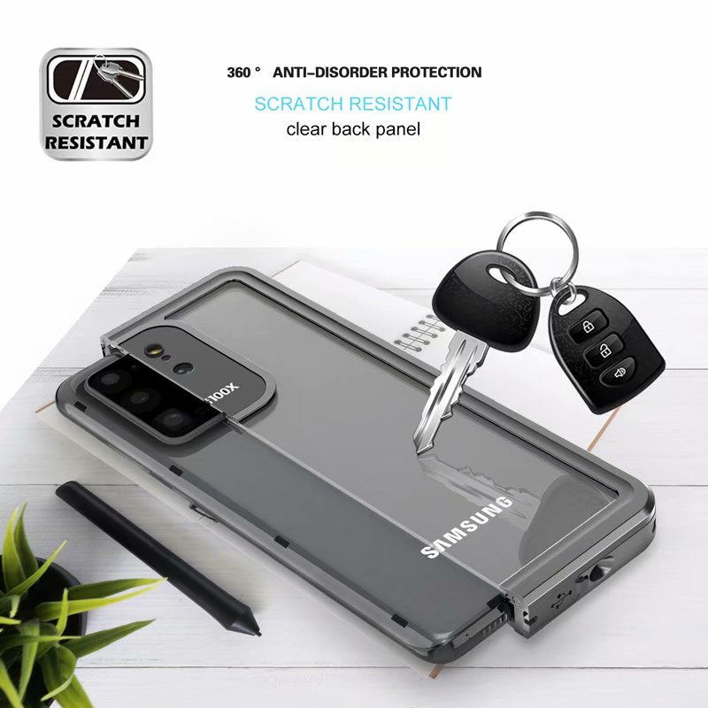 Samsung Galaxy S20 Ultra Case Waterproof Twill Crystal Full Protection