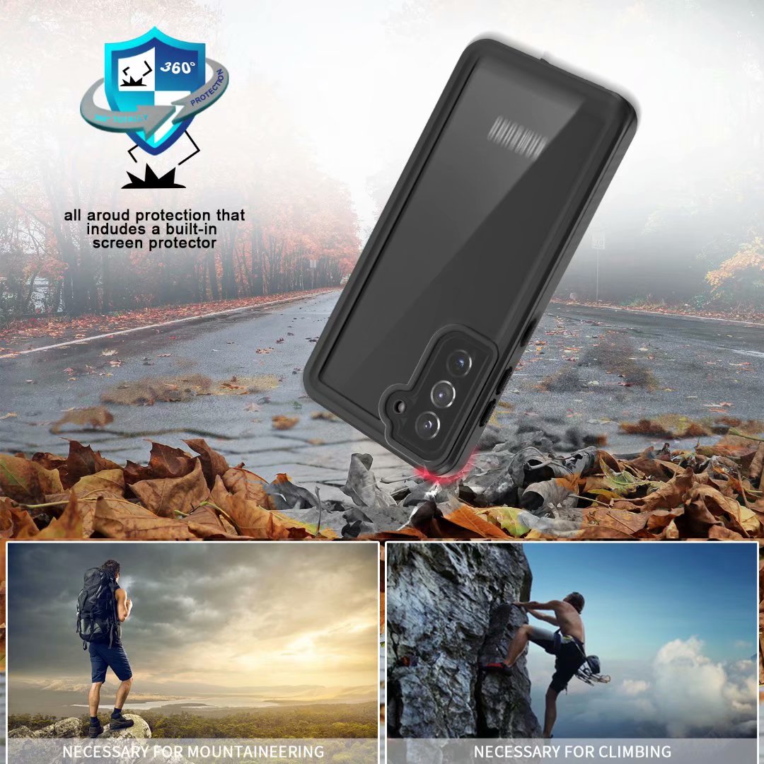 Samsung Galaxy S21 Case Waterproof Twill Crystal Full Protection