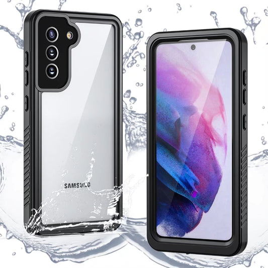 Samsung Galaxy S21 FE Case Waterproof Twill Crystal Full Protection