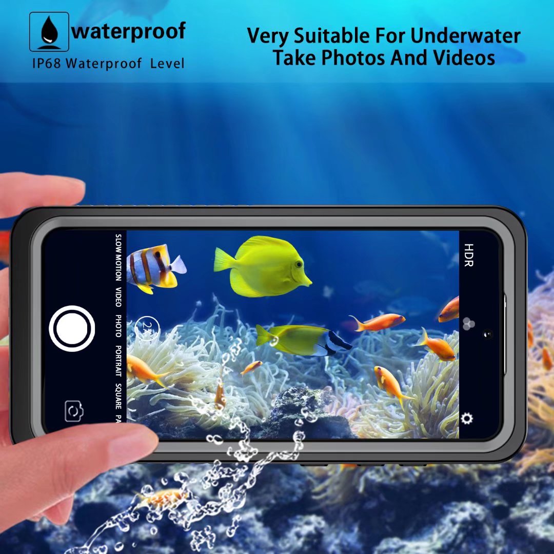 Samsung Galaxy S21 FE Case Waterproof Twill Crystal Full Protection