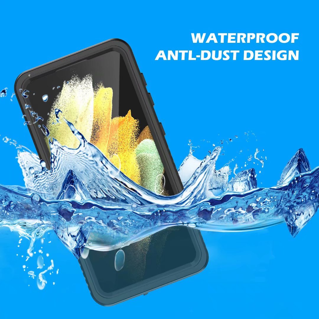 Samsung Galaxy S21 Ultra Case Waterproof Twill Crystal Full Protection