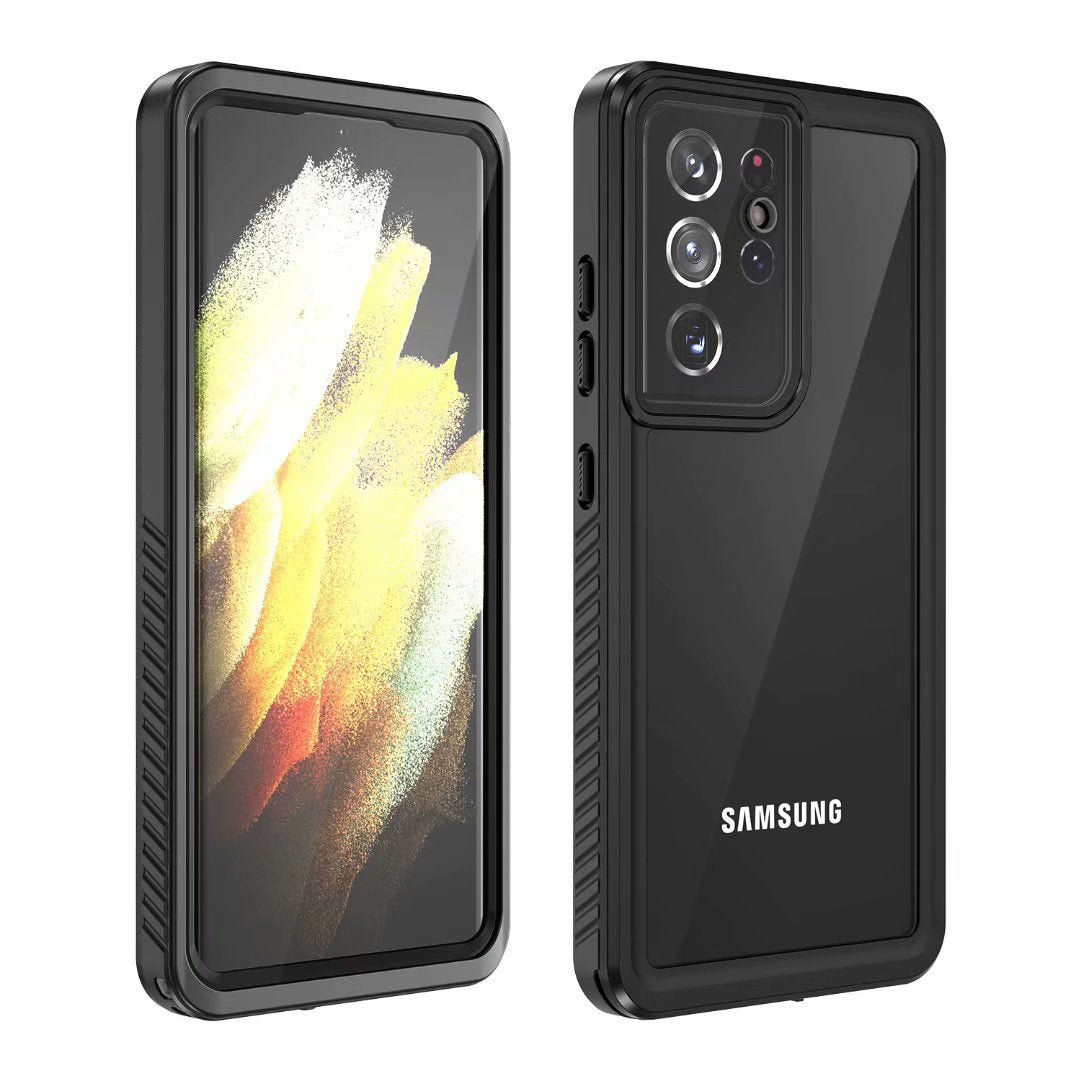 Samsung Galaxy S21 Ultra Case Waterproof Twill Crystal Full Protection