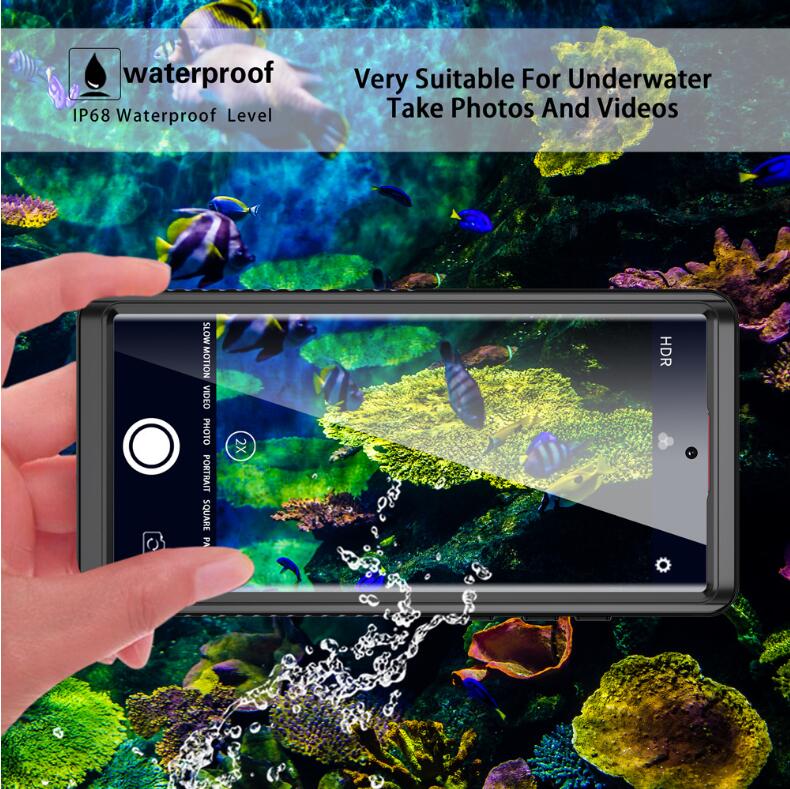 Samsung Galaxy S22 Ultra Case Waterproof Twill Crystal Full Protection