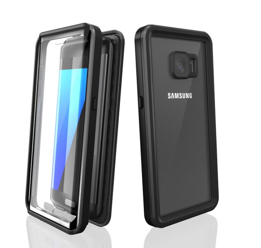 Samsung Galaxy S7 Edge Case Waterproof Twill Crystal Full Protection