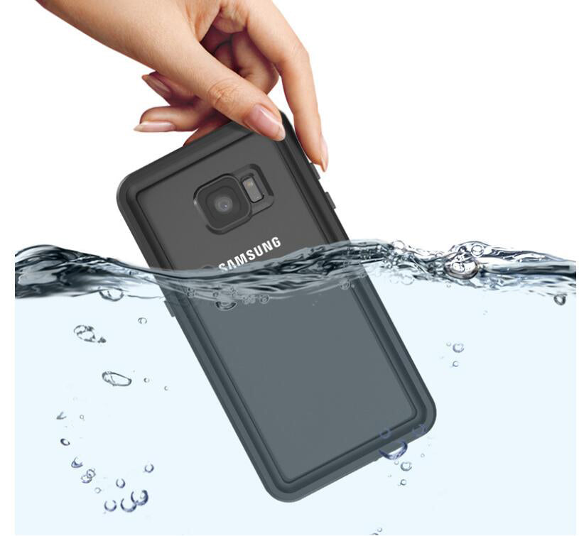 Samsung Galaxy S7 Edge Case Waterproof Twill Crystal Full Protection