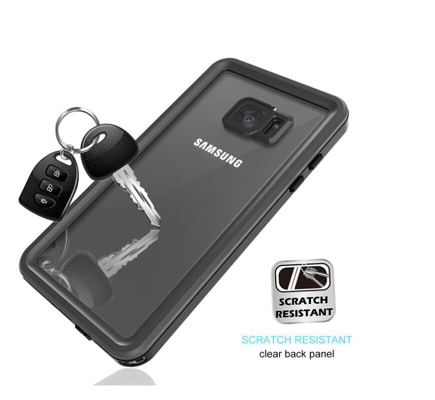 Samsung Galaxy S7 Edge Case Waterproof Twill Crystal Full Protection