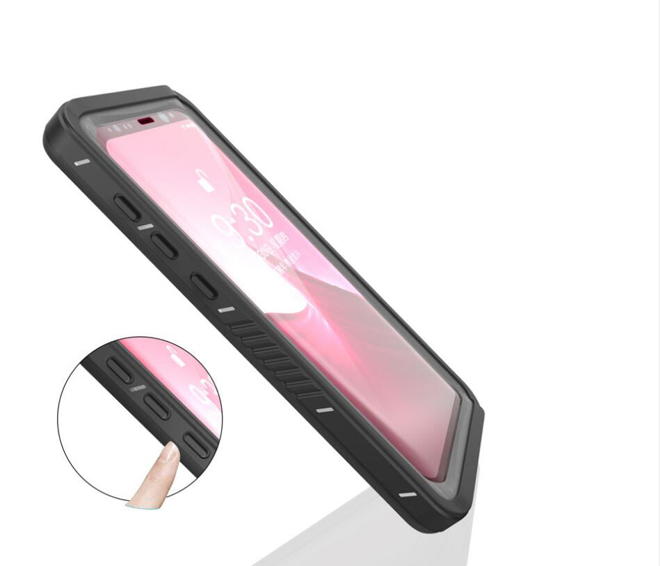Samsung Galaxy S8 Case Waterproof Twill Crystal Full Protection