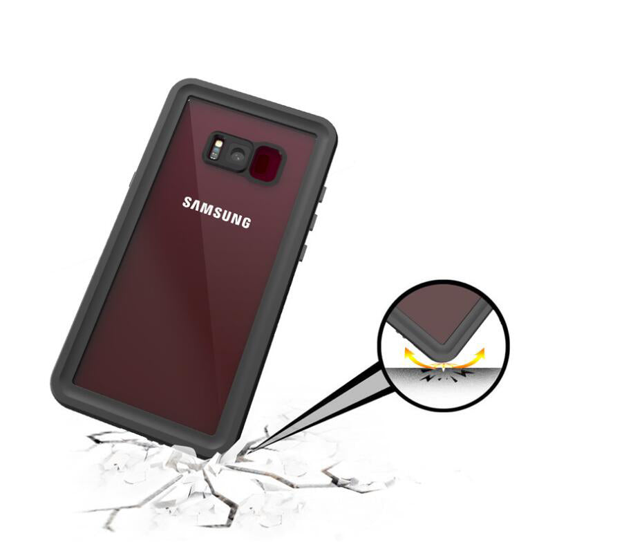 Samsung Galaxy S8 Case Waterproof Twill Crystal Full Protection