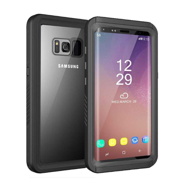 Samsung Galaxy S8 Plus Case Waterproof Twill Crystal Full Protection