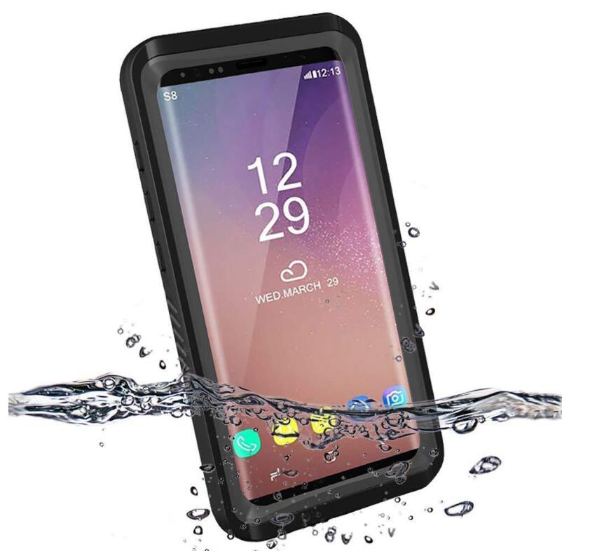 Samsung Galaxy S8 Plus Case Waterproof Twill Crystal Full Protection