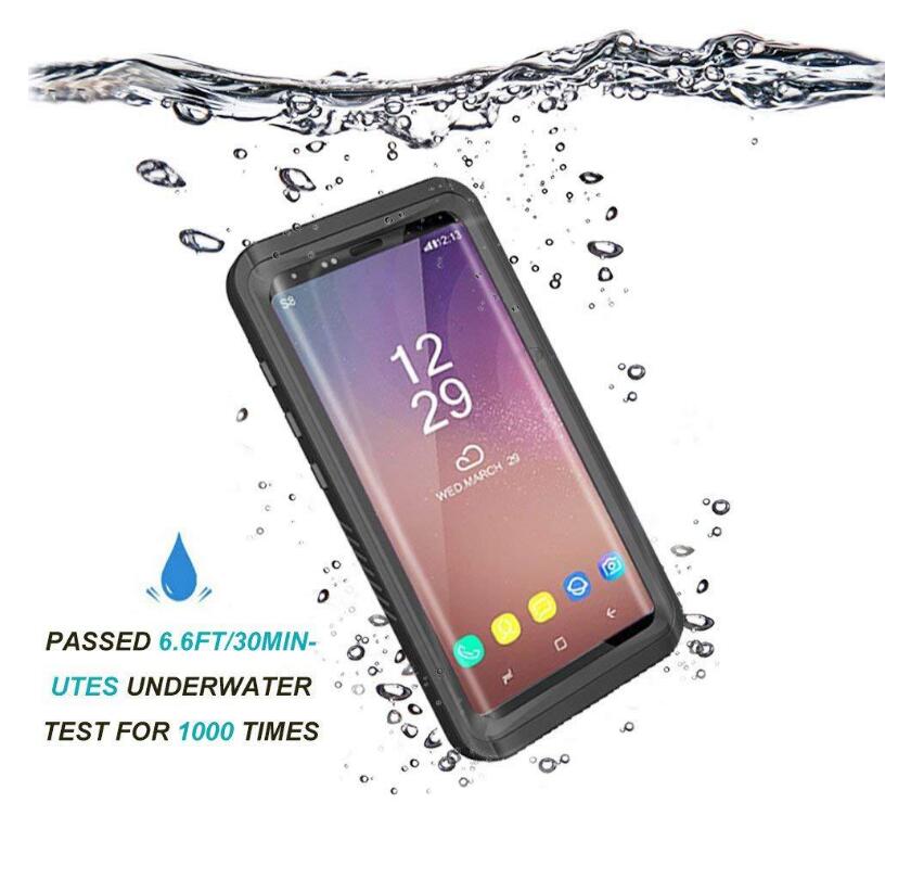 Samsung Galaxy S8 Plus Case Waterproof Twill Crystal Full Protection