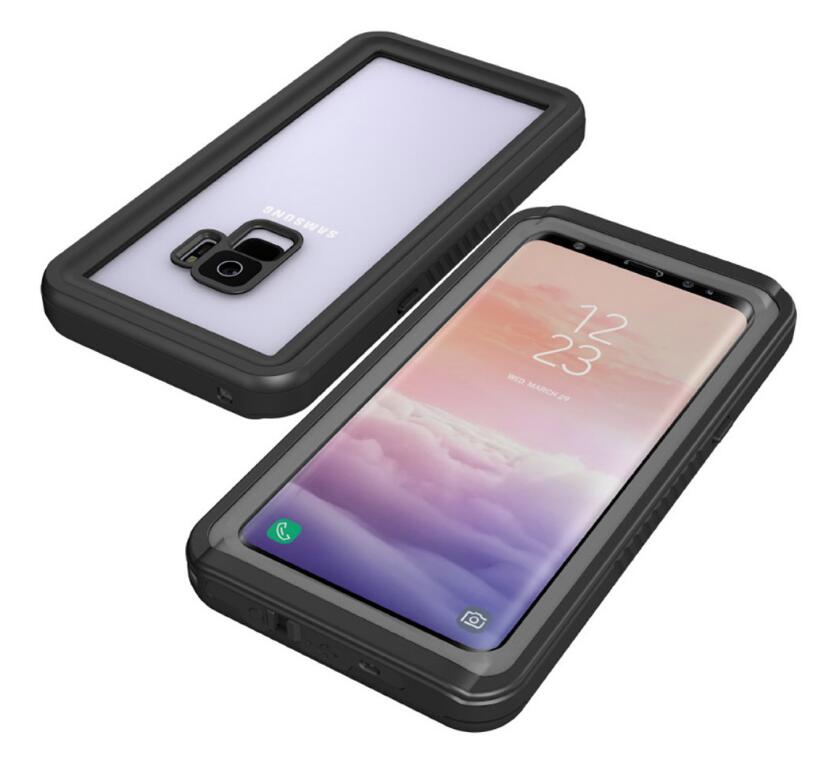 Samsung Galaxy S9 Case Waterproof Twill Crystal Full Protection