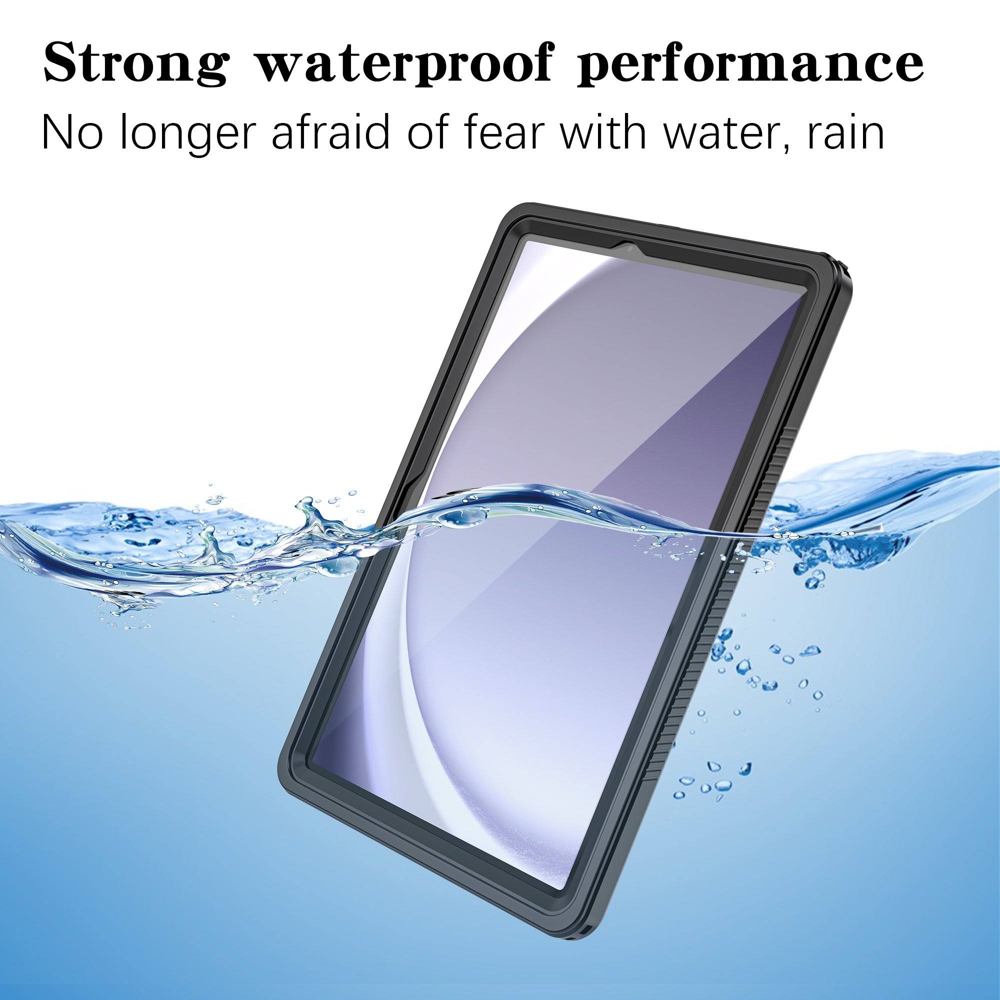 Samsung Galaxy Tab A9 Plus Case Waterproof Twill Crystal Full Protection