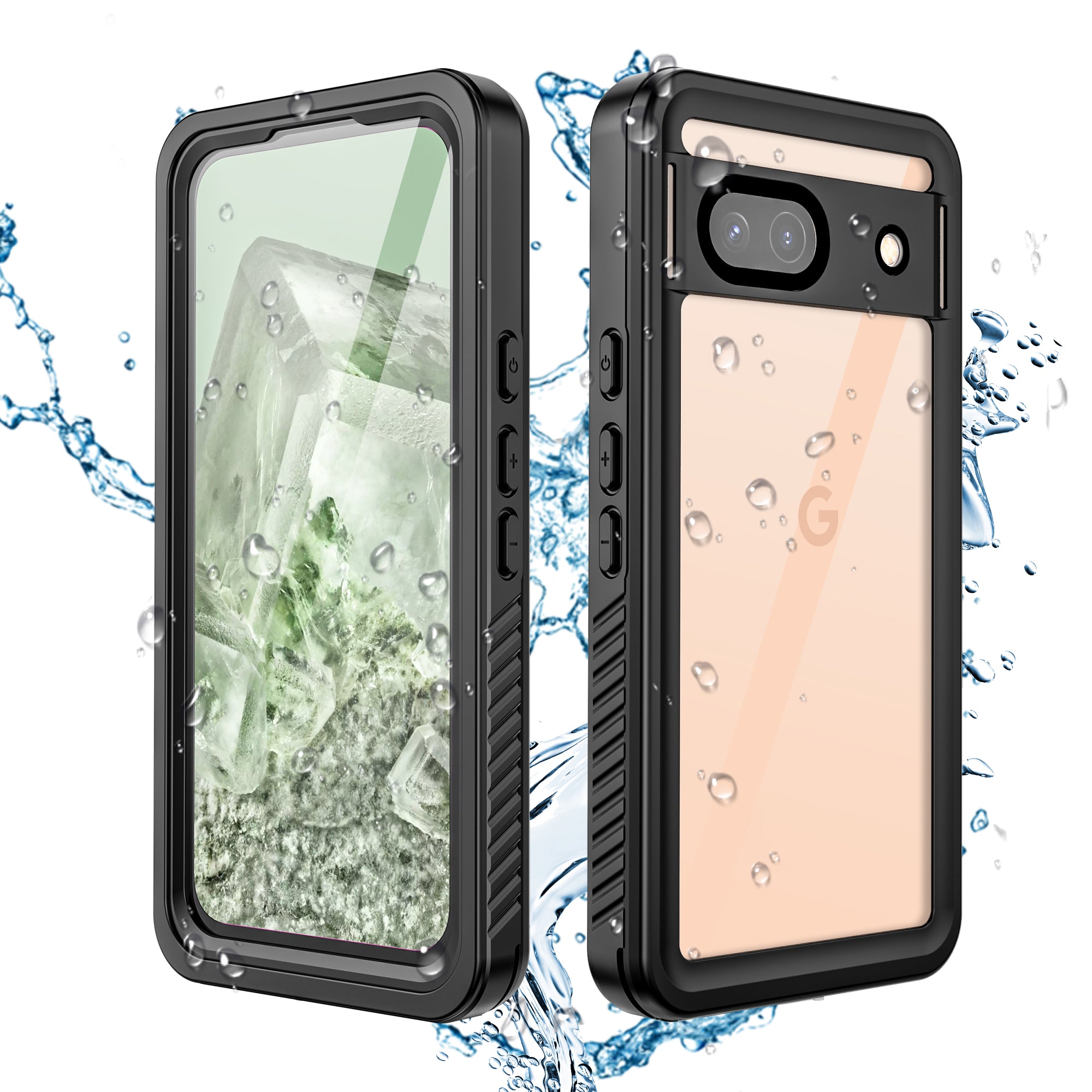 Google Pixel 8A Case Waterproof Twill Crystal Full Protection