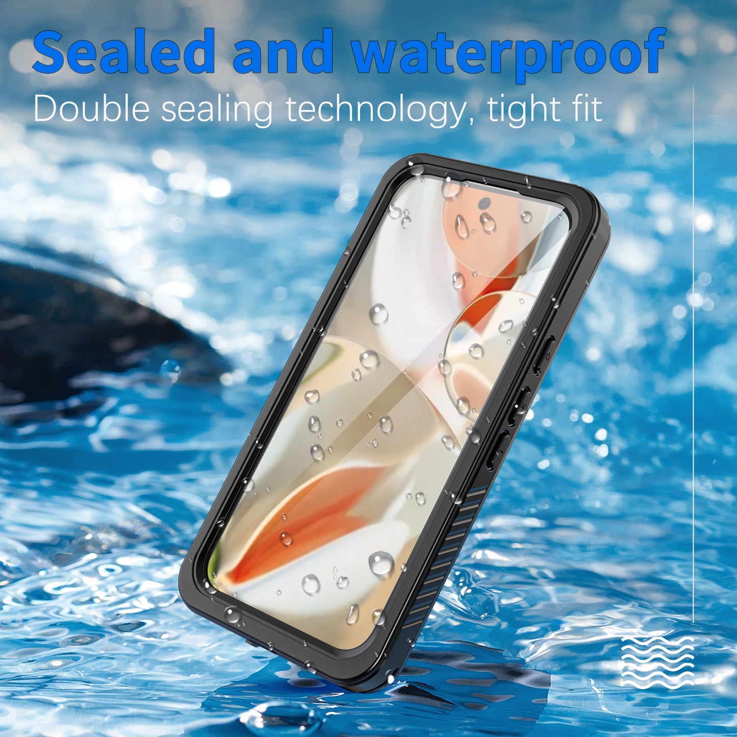 Google Pixel 9 Case Waterproof Twill Crystal Full Protection