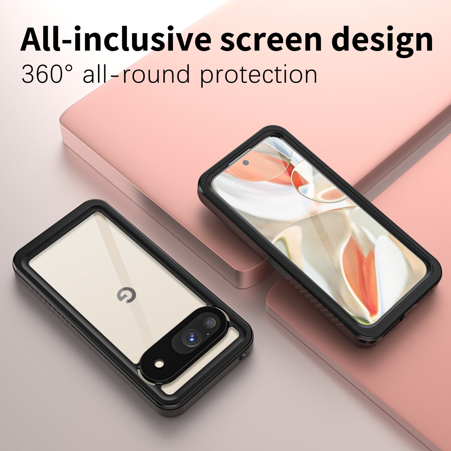 Google Pixel 9 Case Waterproof Twill Crystal Full Protection
