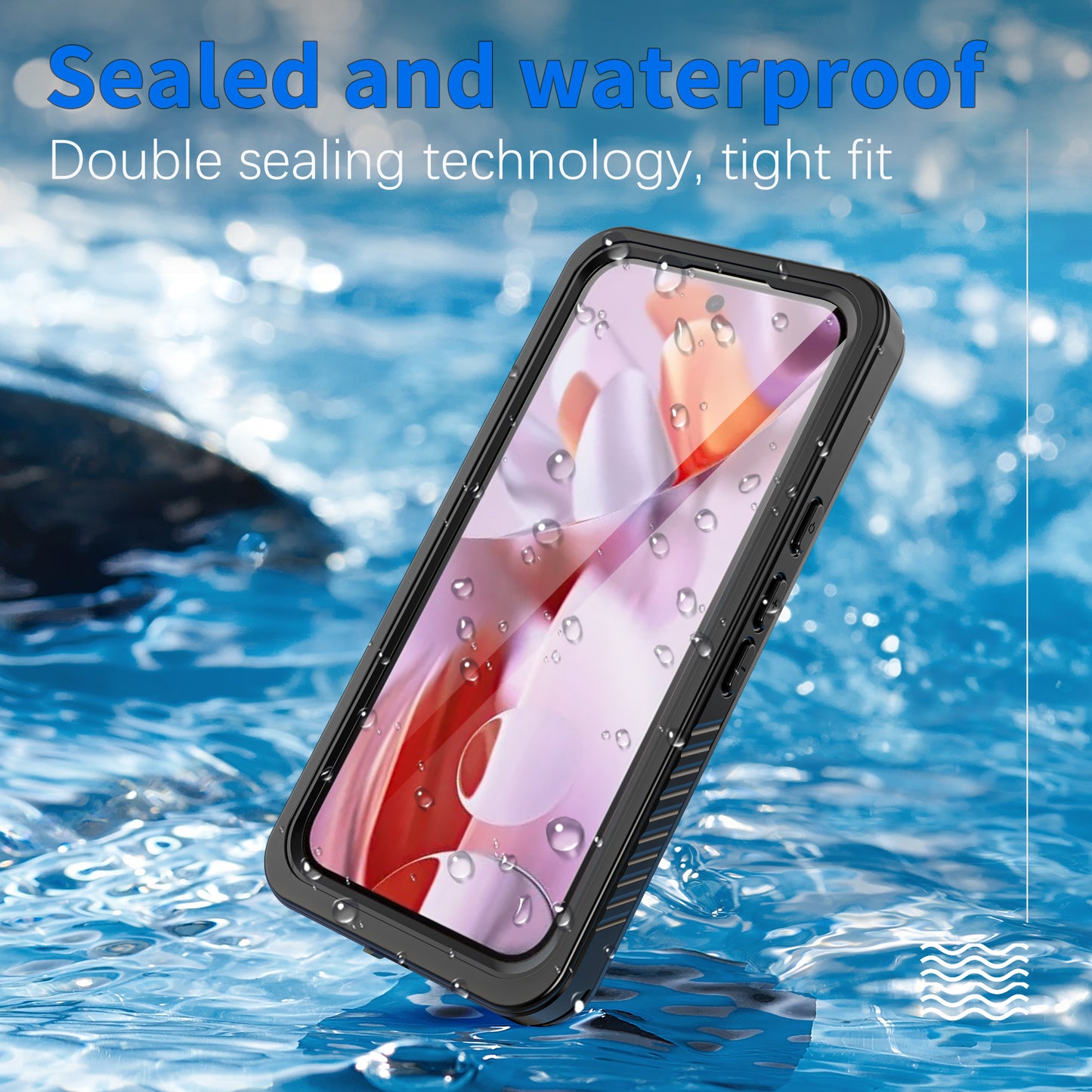 Google Pixel 9 Pro Case Waterproof Twill Crystal Full Protection