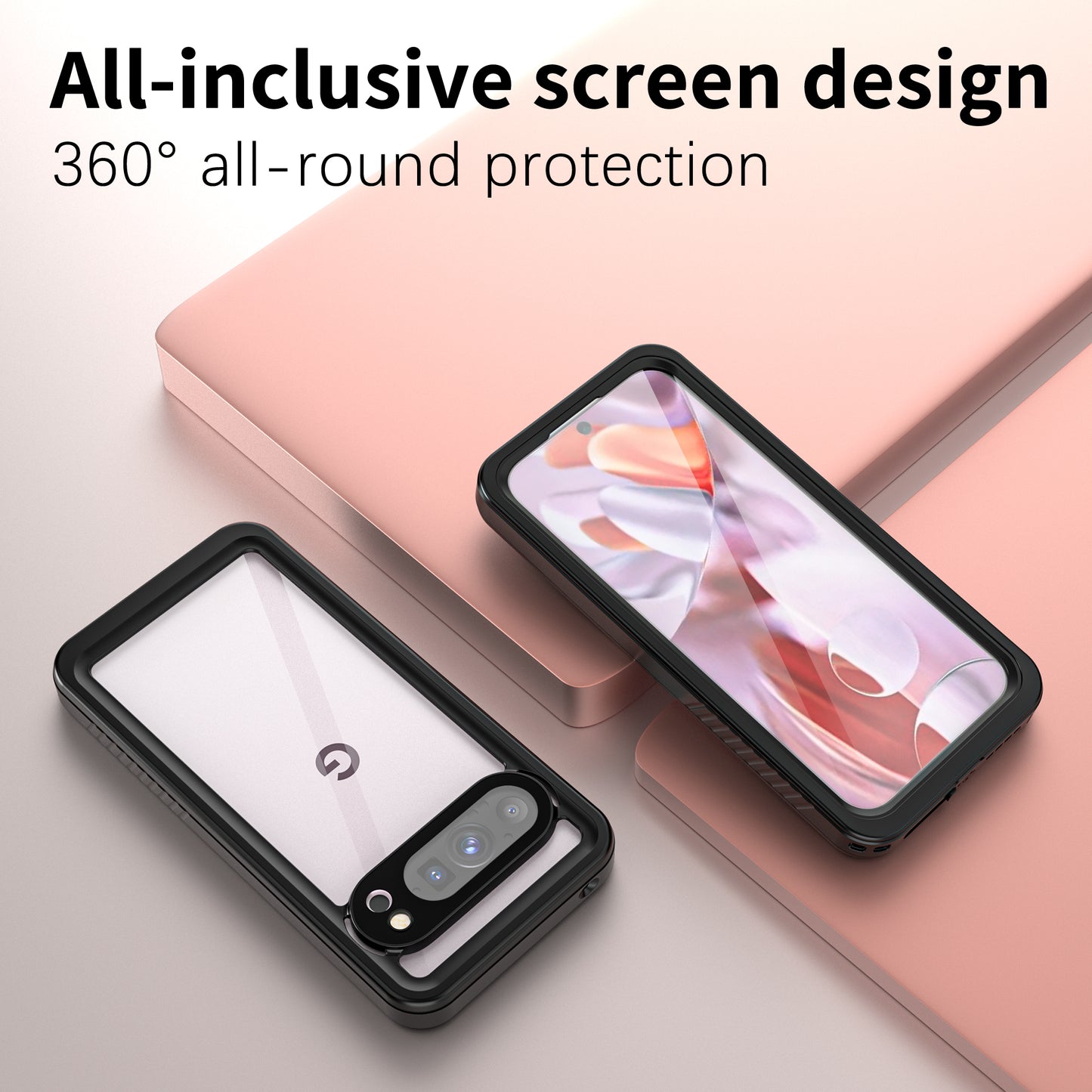Google Pixel 9 Pro Case Waterproof Twill Crystal Full Protection