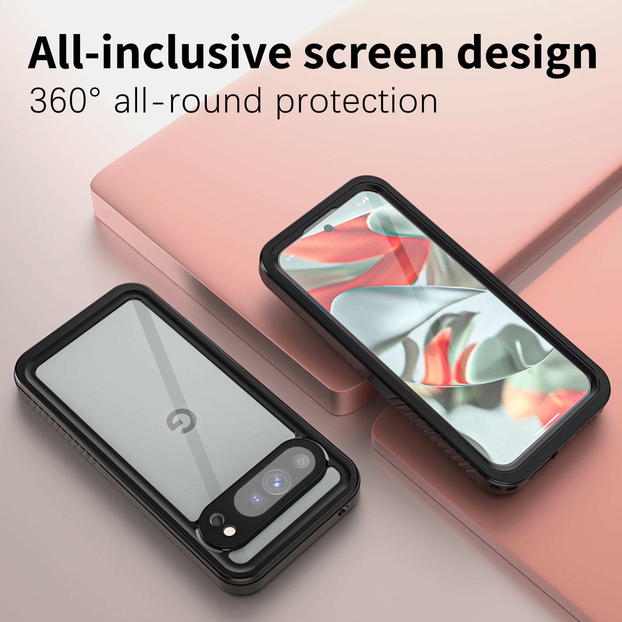 Google Pixel 9 Pro XL Case Waterproof Twill Crystal Full Protection