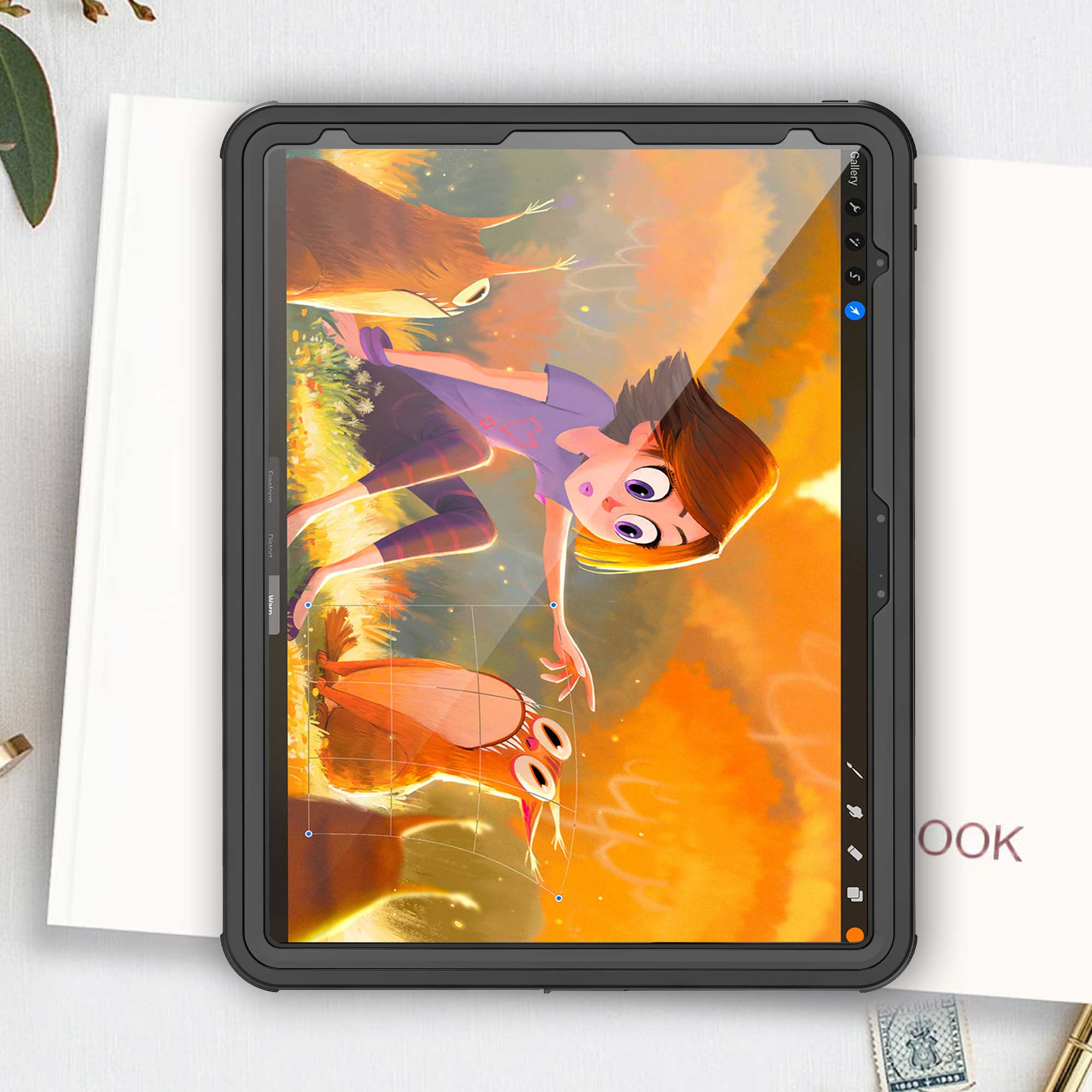 Apple iPad Air 6 13inch Case Waterproof Twill Crystal Full Protection