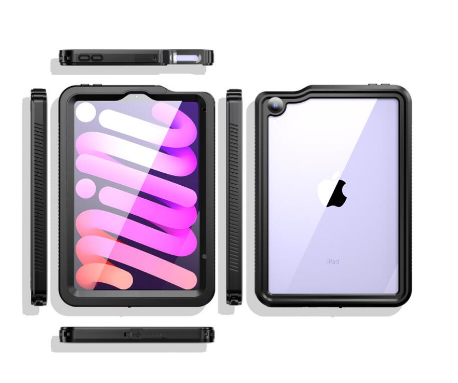 Apple iPad Mini 6 Case Waterproof Twill Crystal Full Protection
