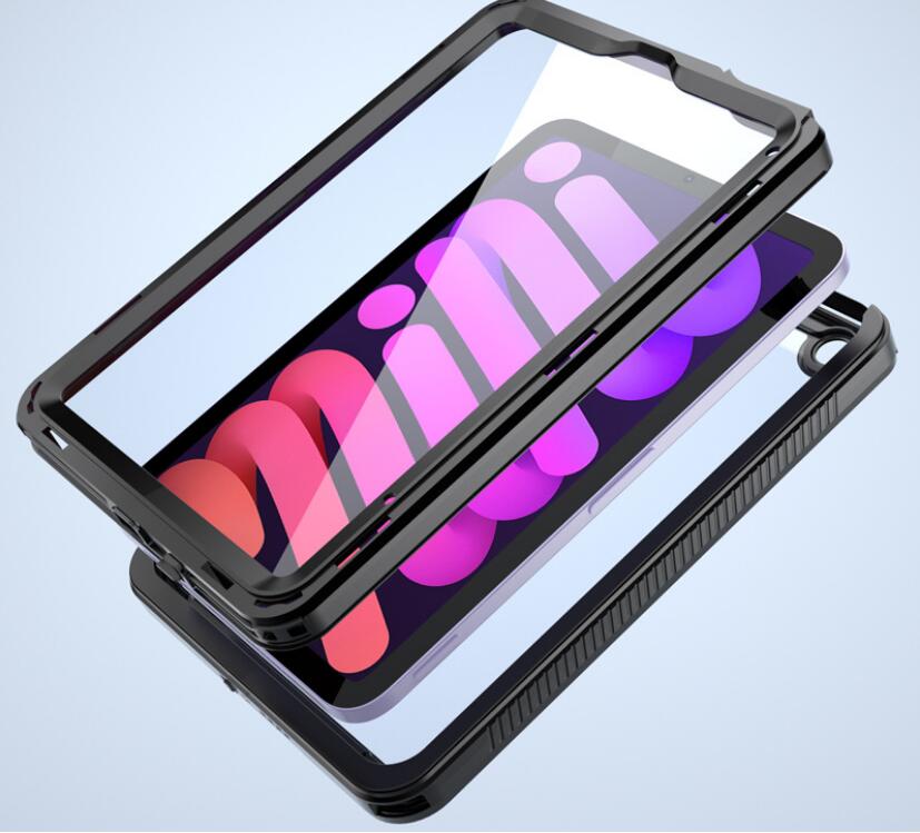 Apple iPad Mini 6 Case Waterproof Twill Crystal Full Protection