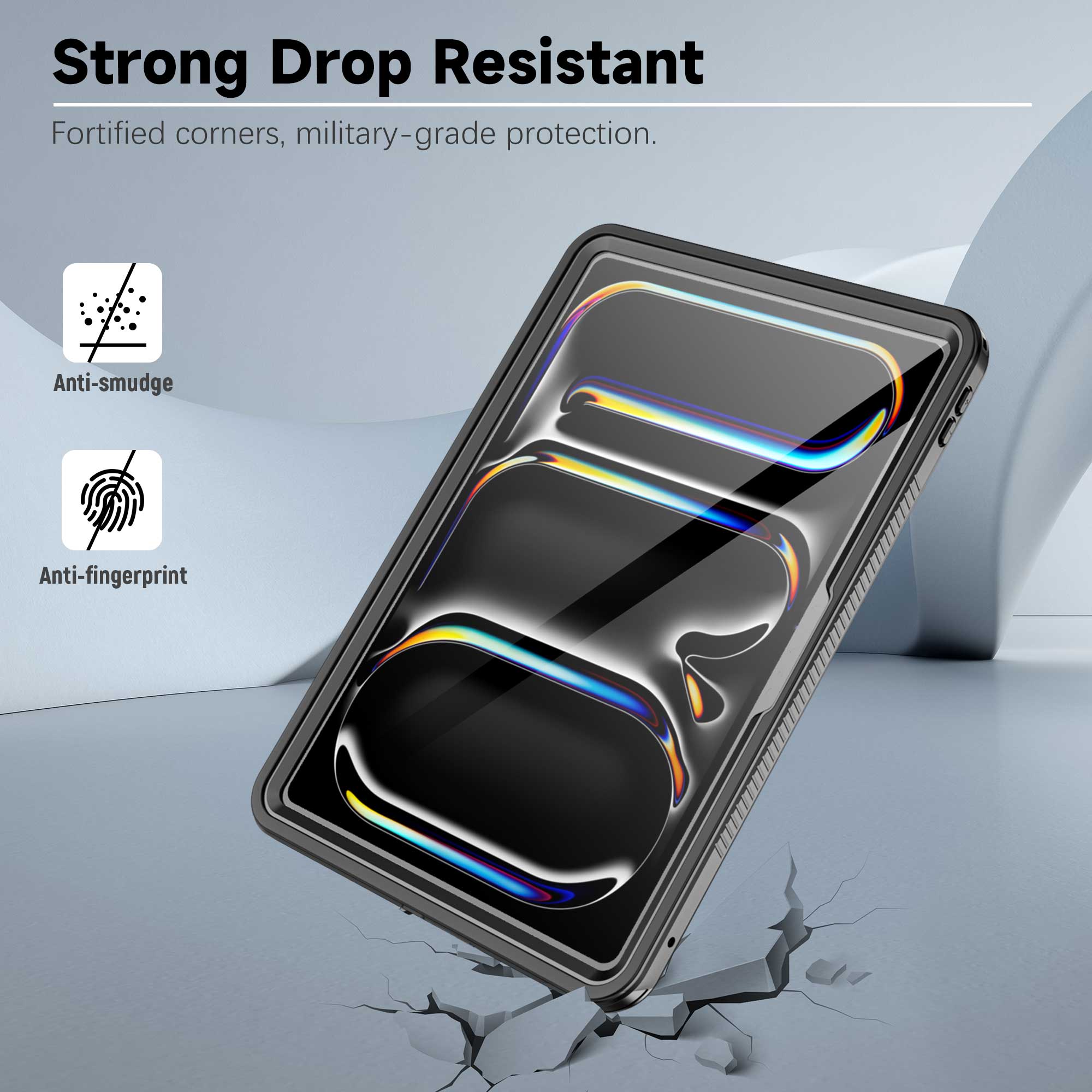 Apple iPad Pro 11 2024 Case Waterproof Twill Crystal Full Protection
