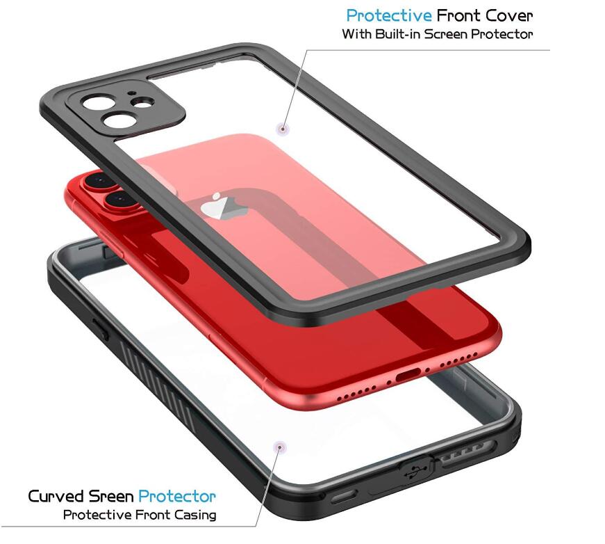 Apple iPhone 11 Case Waterproof Twill Crystal Full Protection