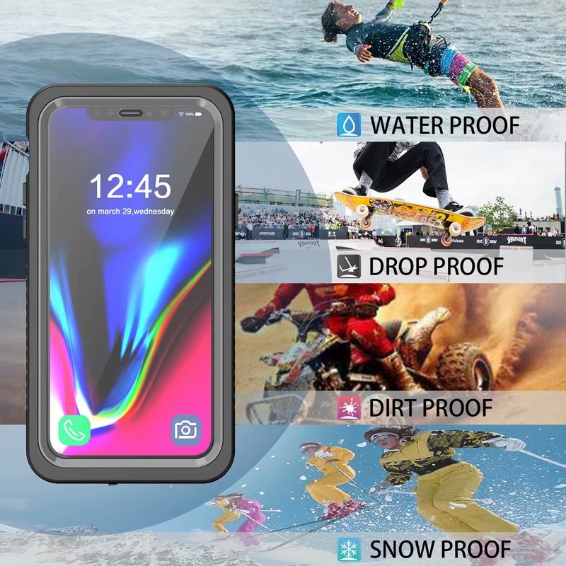 Apple iPhone 11 Pro Case Waterproof Twill Crystal Full Protection