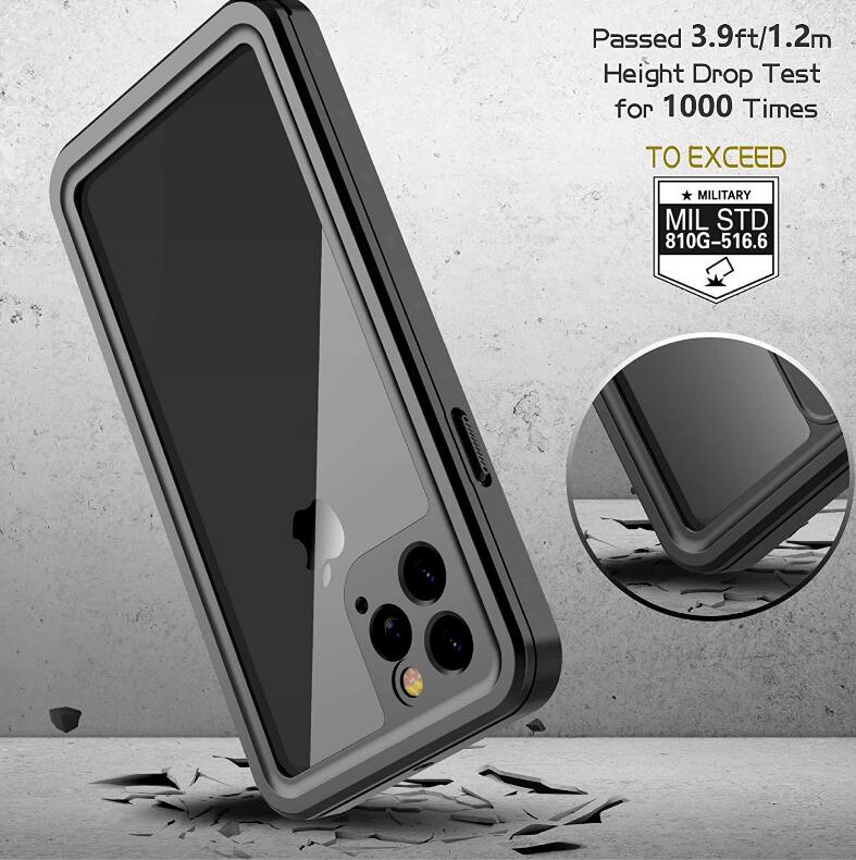 Apple iPhone 11 Pro Case Waterproof Twill Crystal Full Protection