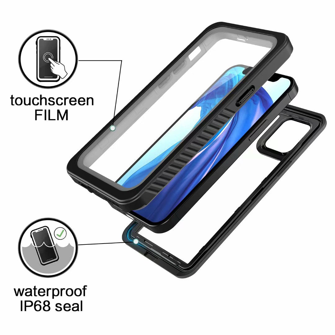 Apple iPhone 12 Mini Case Waterproof Twill Crystal Full Protection