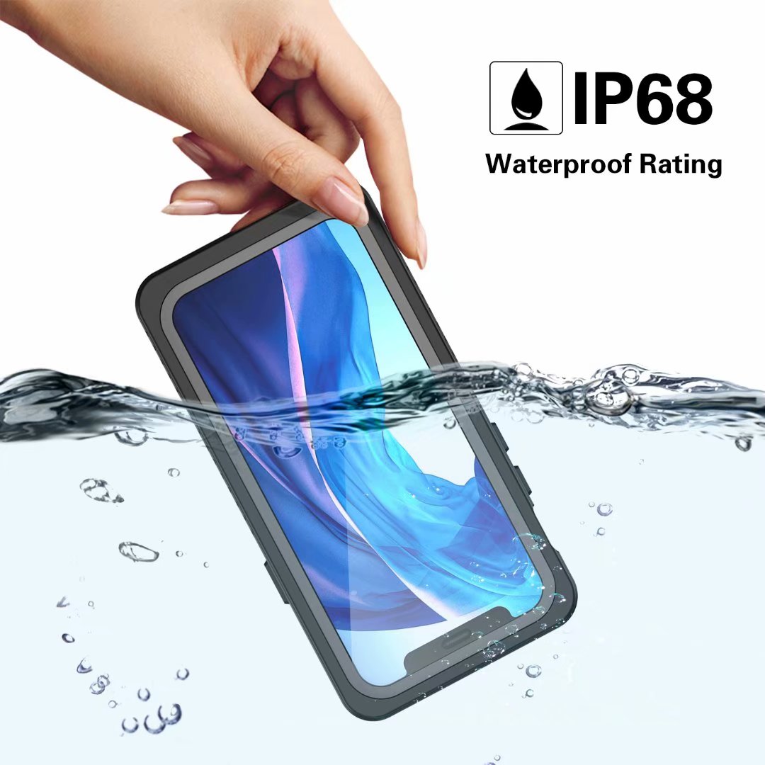 Apple iPhone 12 Mini Case Waterproof Twill Crystal Full Protection
