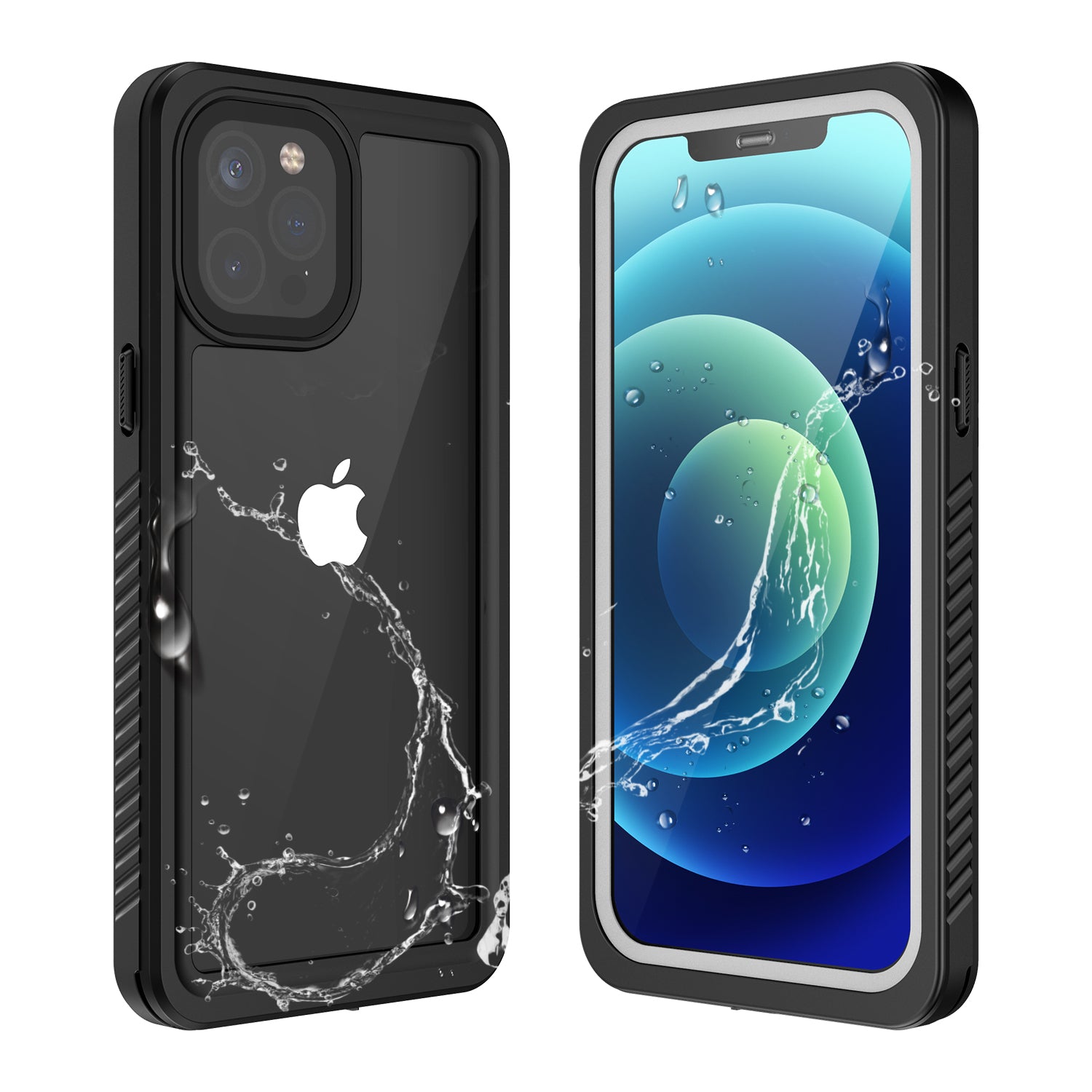 Apple iPhone 12 Pro Case Waterproof Twill Crystal Full Protection