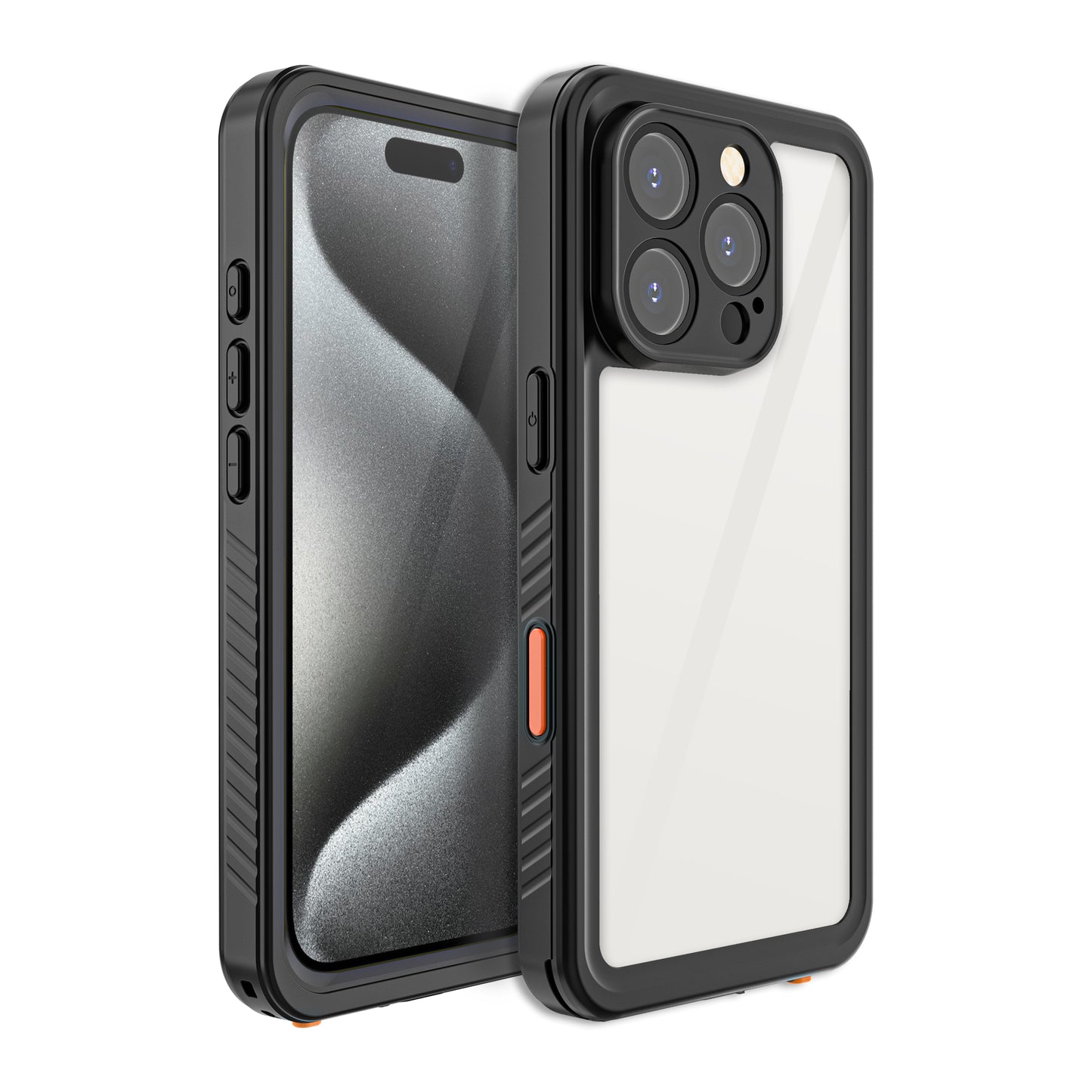 Apple iPhone 16 Pro Case Waterproof Twill Crystal Full Protection